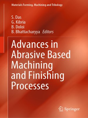 cover image of Advances in Abrasive Based Machining and Finishing Processes